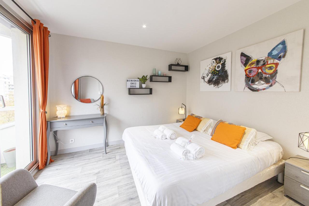 Chic Appartement Vue Sur Parc Au Calme Angers Esterno foto